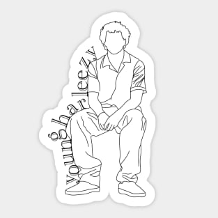 Young harleezy Sticker